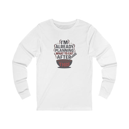 Planning What to Eat After This — Retro Foodie Long Sleeve (Light)