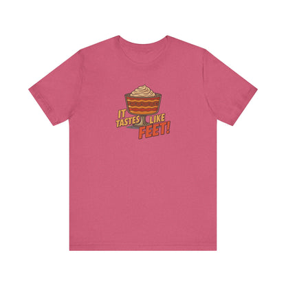 It Tastes Like Feet! — Thanksgiving Trifle Retro Tee (Light)