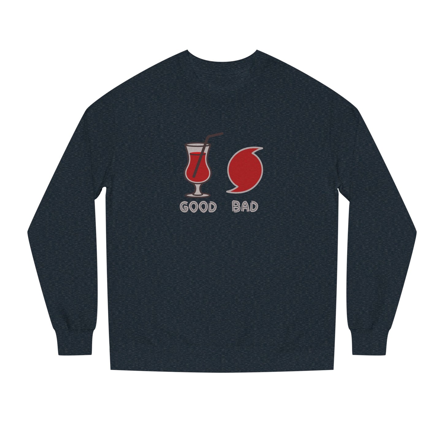 Good Hurricane, Bad Hurricane – Tropical Retro Sweatshirt (Dark)