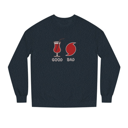 Good Hurricane, Bad Hurricane – Tropical Retro Sweatshirt (Dark)