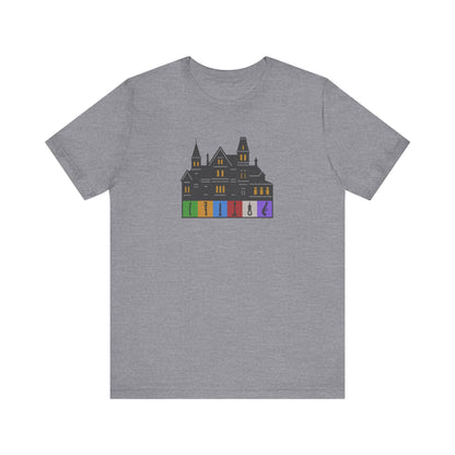 Welcome to Hill House (Off Route 41) — Clue Retro Tee (Light)