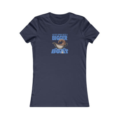 You're Gonna Need a Bigger (Gravy) Boat — Retro Women's Tee (Dark)