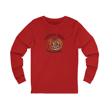 Current Mood (Toothy Jack) — Retro Halloween Long Sleeve (Light)