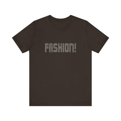FASHION! — Psych Faux Rhinestones Retro Tee (Dark)