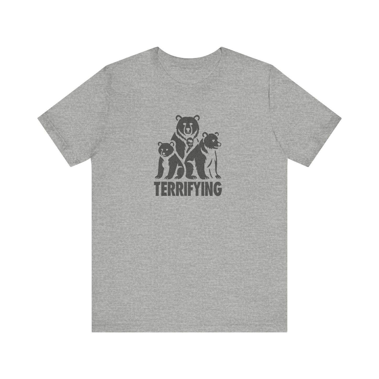 Bears Are Terrifying — Retro Silhouette Tee (Light)