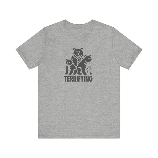 Bears Are Terrifying — Retro Silhouette Tee (Light)