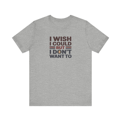 I Wish I Could, But I Don't Want To — Phoebe Buffay Retro Tee (Light)