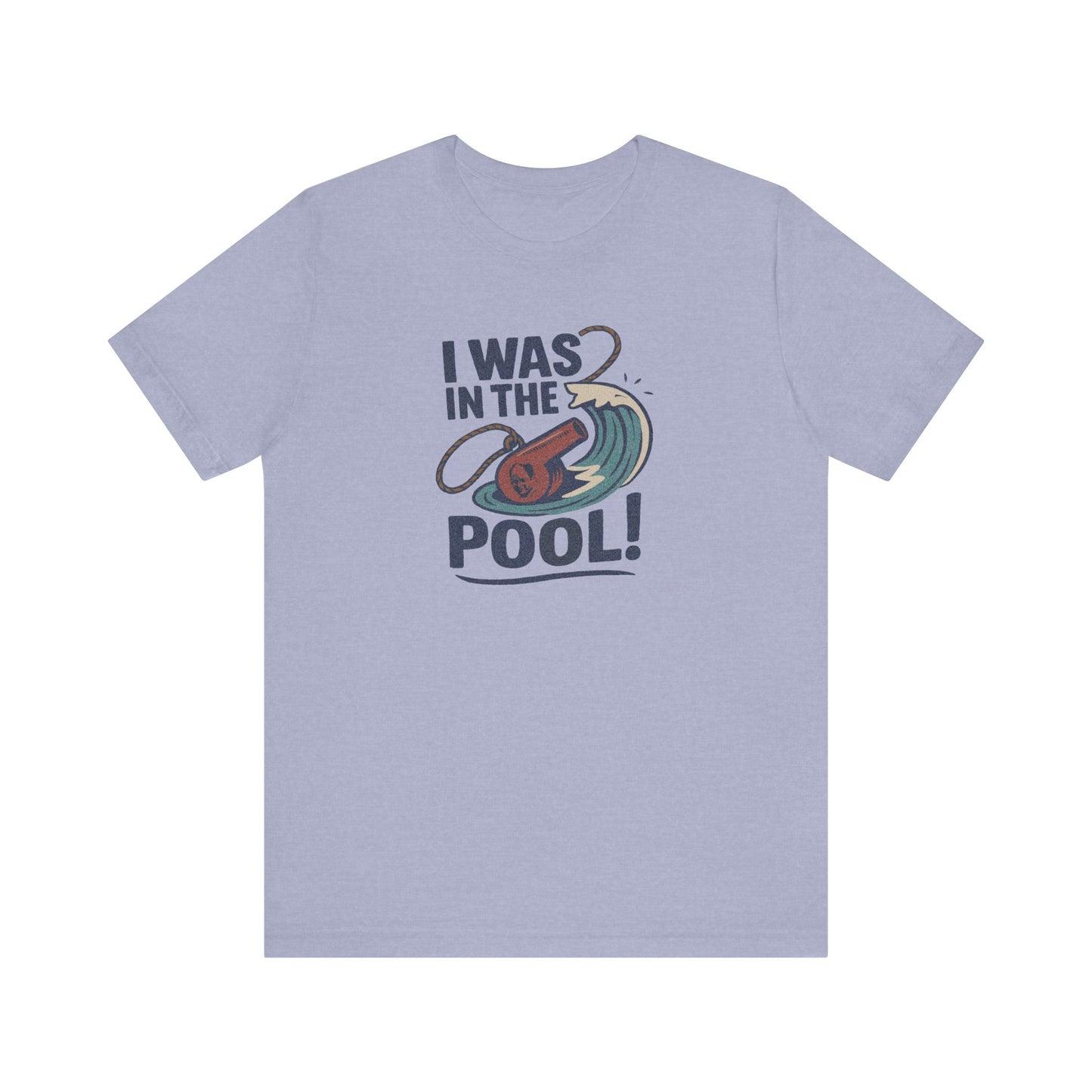 I Was in the Pool! — George Costanza Shrinkage Retro Tee (Light)