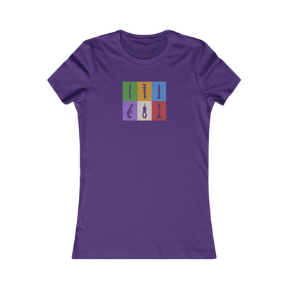 Six Ways Into the Evidence Locker — Clue Retro Women's Tee (Dark)