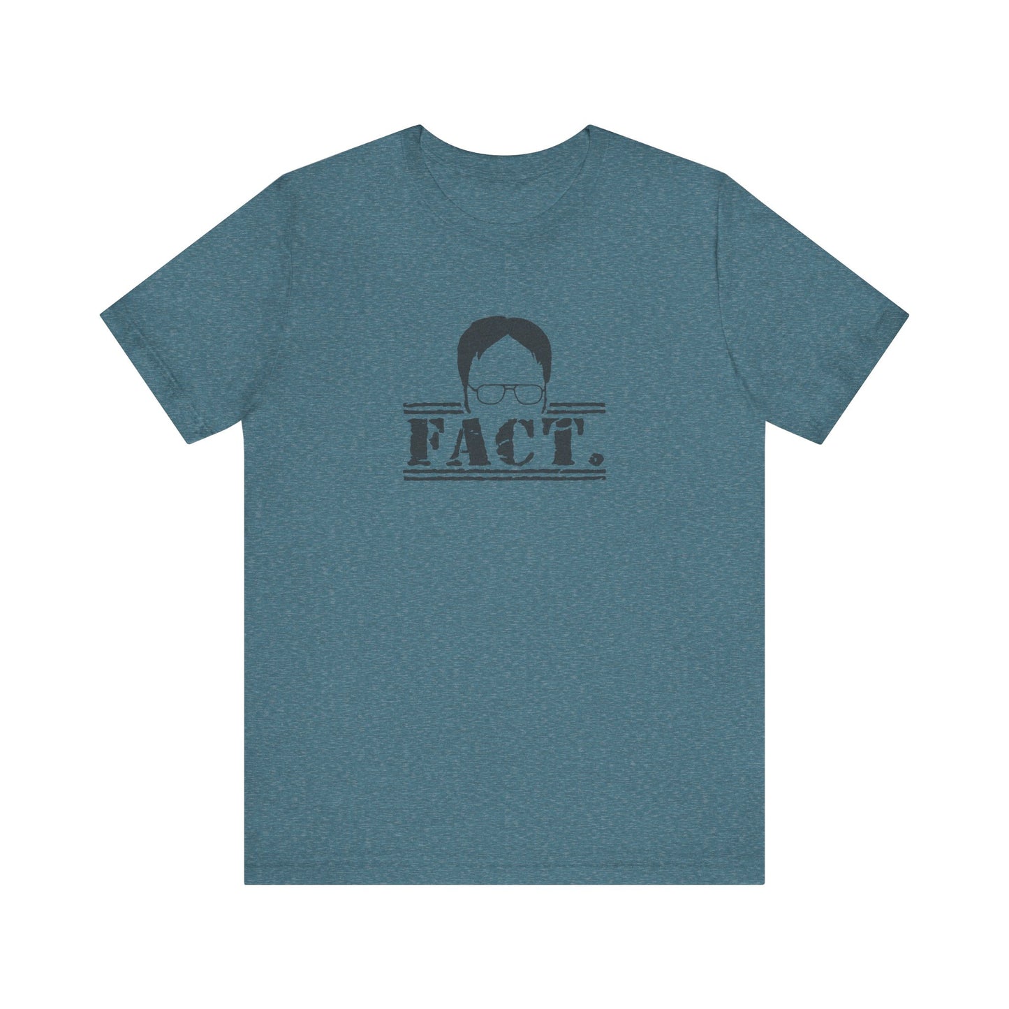 Dwight Schrute FACT. — The Office-Inspired Retro Tee (Light)