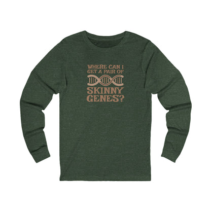 Pair of Skinny Genes — Retro Graphic Long Sleeve (Dark)