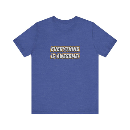 Everything is Awesome! — The LEGO Movie-Inspired Retro Tee (Dark)