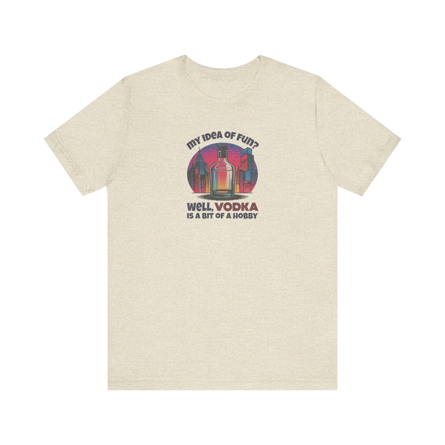 Vodka is a Bit of a Hobby — Retro Graphic Tee (Dark)