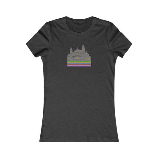 Welcome to Hill House (Off Route 41) — Clue Retro Women's Tee (Dark)