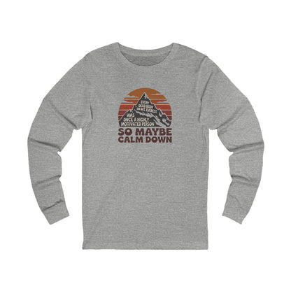 Everything in Moderation (Especially Fitness) – Mount Everest Retro Long Sleeve (Light)