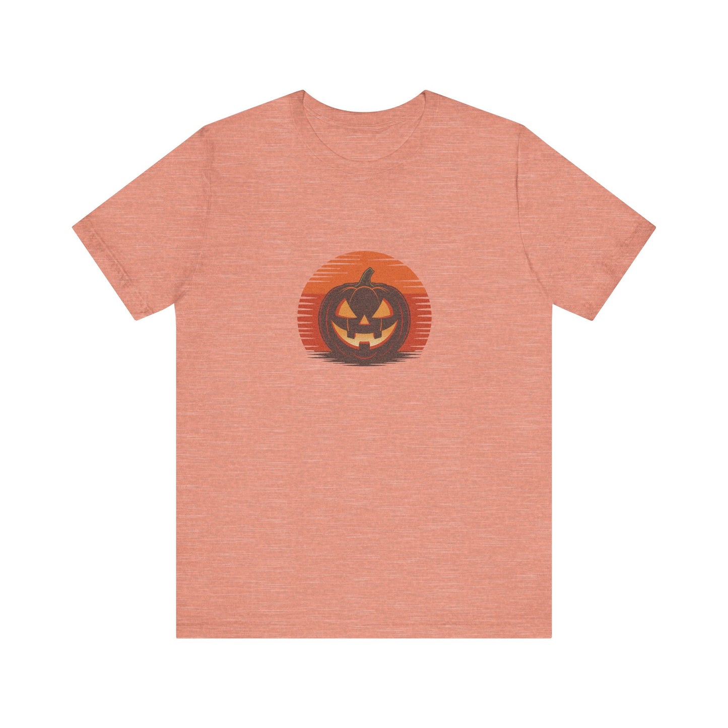 Retro Jack: Sliced Sunset — Halloween Sunset Tee (Light)