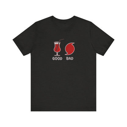 Good Hurricane, Bad Hurricane – Tropical Retro Tee (Dark)