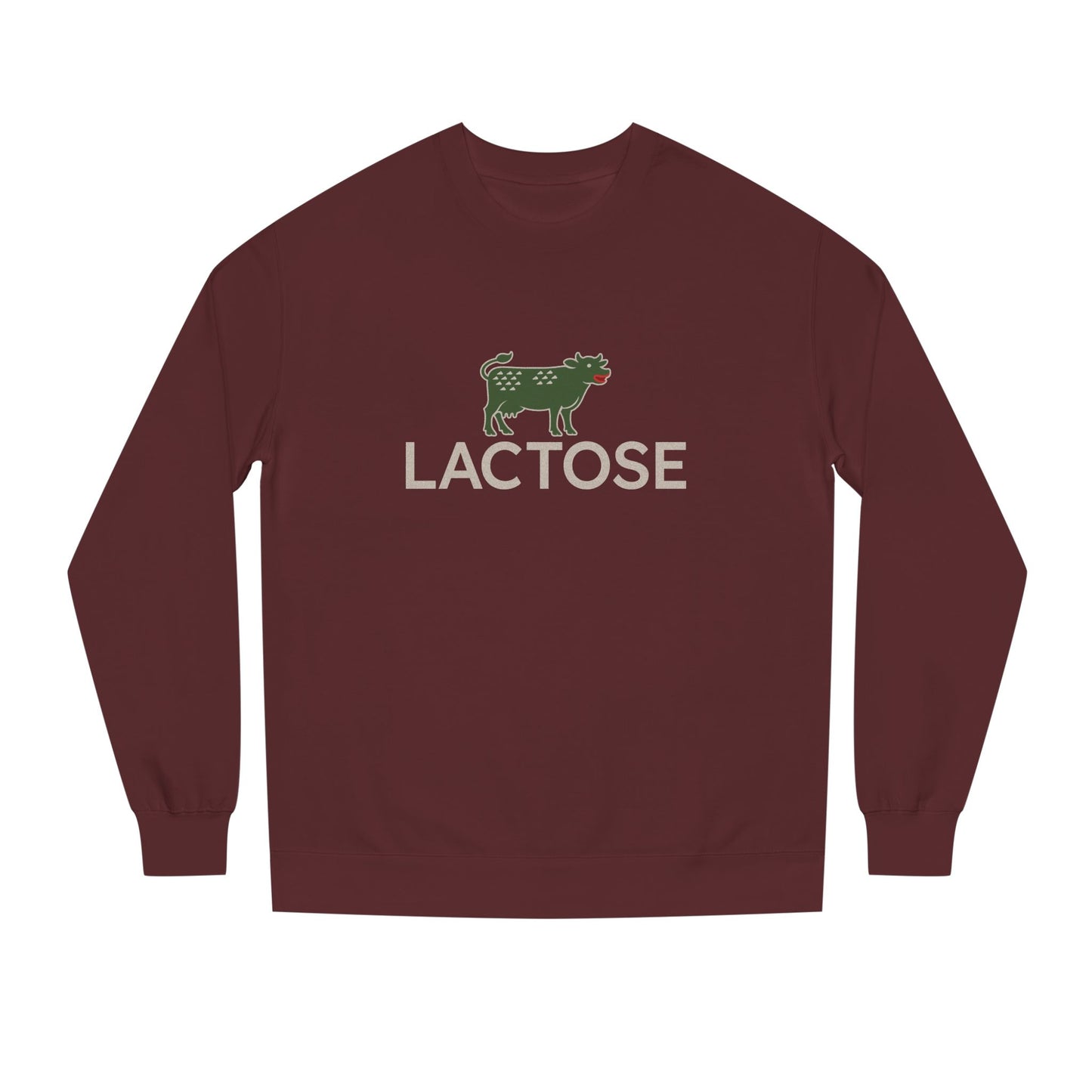 Life is a Beautiful… Typo – LACTOSE Logo Parody Retro Sweatshirt (Dark)