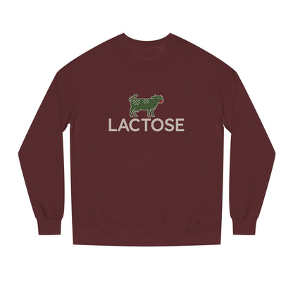 Life is a Beautiful… Typo – LACTOSE Logo Parody Retro Sweatshirt (Dark)