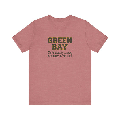 Green Bay (My Favorite Bay) — Phoebe Buffay Football Tee (Light)