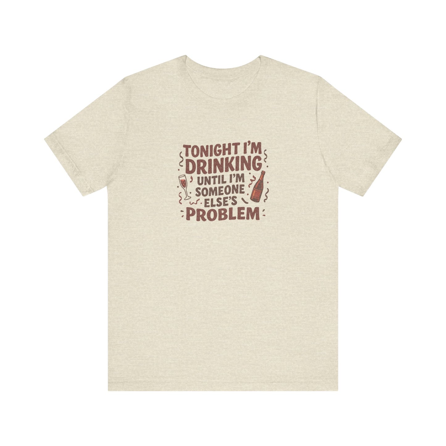 The Problem is Coming From Inside the Bar — Retro Tee (Light)