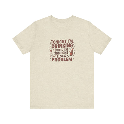 The Problem is Coming From Inside the Bar — Retro Tee (Light)