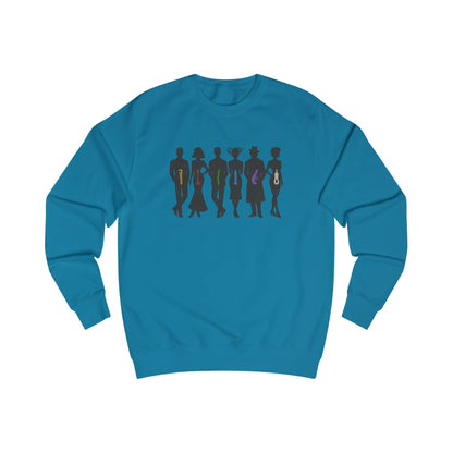 The Usual Suspects, Properly Armed — Clue Retro Sweatshirt (Light)