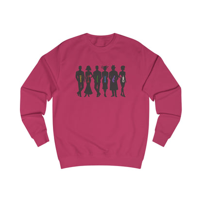 The Usual Suspects, Properly Armed — Clue Retro Sweatshirt (Light)