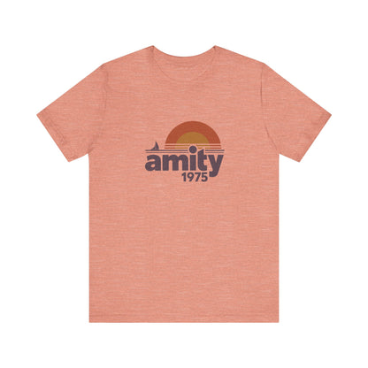 Amity Island 1975 — Jaws-Inspired Retro Tee (Light)