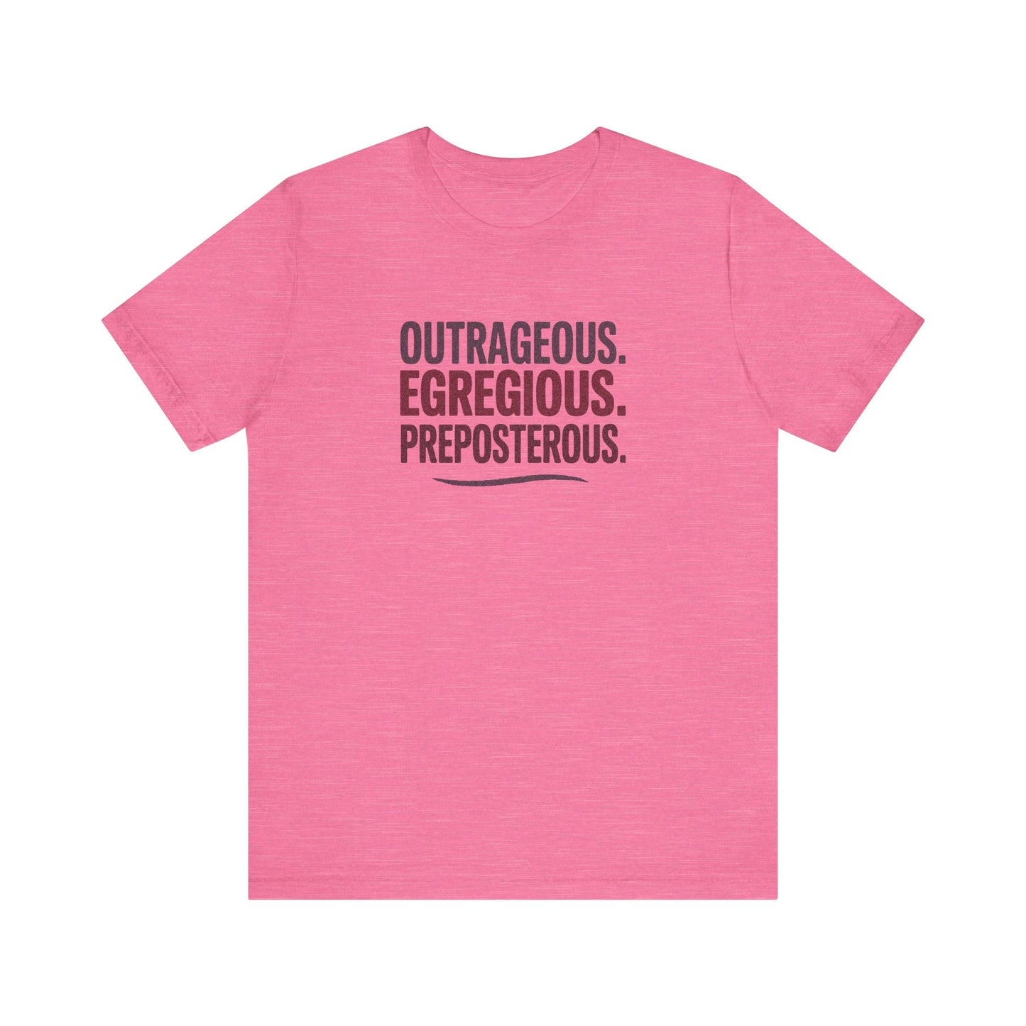 Outrageous Egregious Preposterous — Seinfeld Retro Tee (Dark)