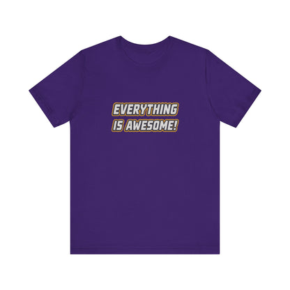Everything is Awesome! — The LEGO Movie-Inspired Retro Tee (Dark)