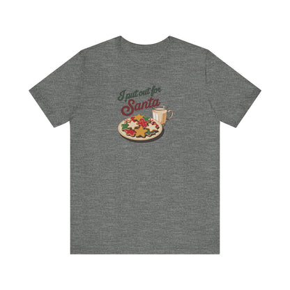 I Put Out for Santa — Retro Christmas Cookies Tee (Light)