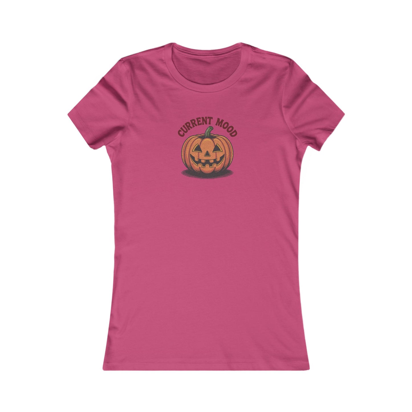 Current Mood (Vintage Jack) — Retro Halloween Women's Tee (Light)
