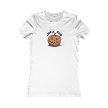 Current Mood (Vintage Jack) — Retro Halloween Women's Tee (Light)