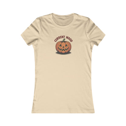 Current Mood (Vintage Jack) — Retro Halloween Women's Tee (Light)
