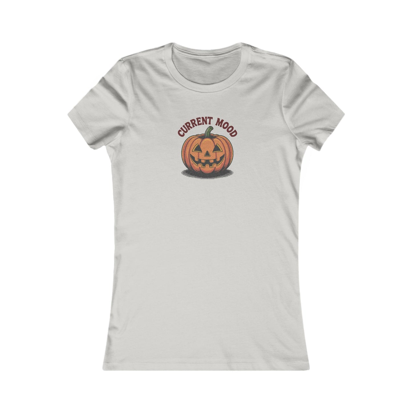 Current Mood (Vintage Jack) — Retro Halloween Women's Tee (Light)