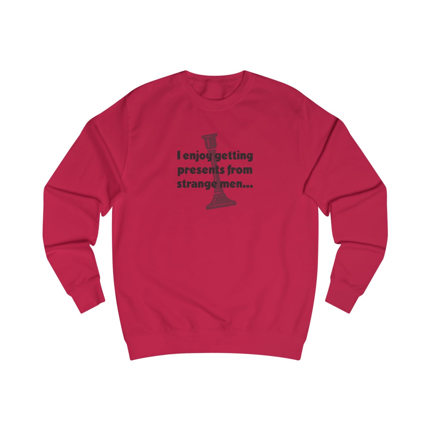 I Enjoy Getting Presents From Strange Men — Clue Retro Sweatshirt (Light)
