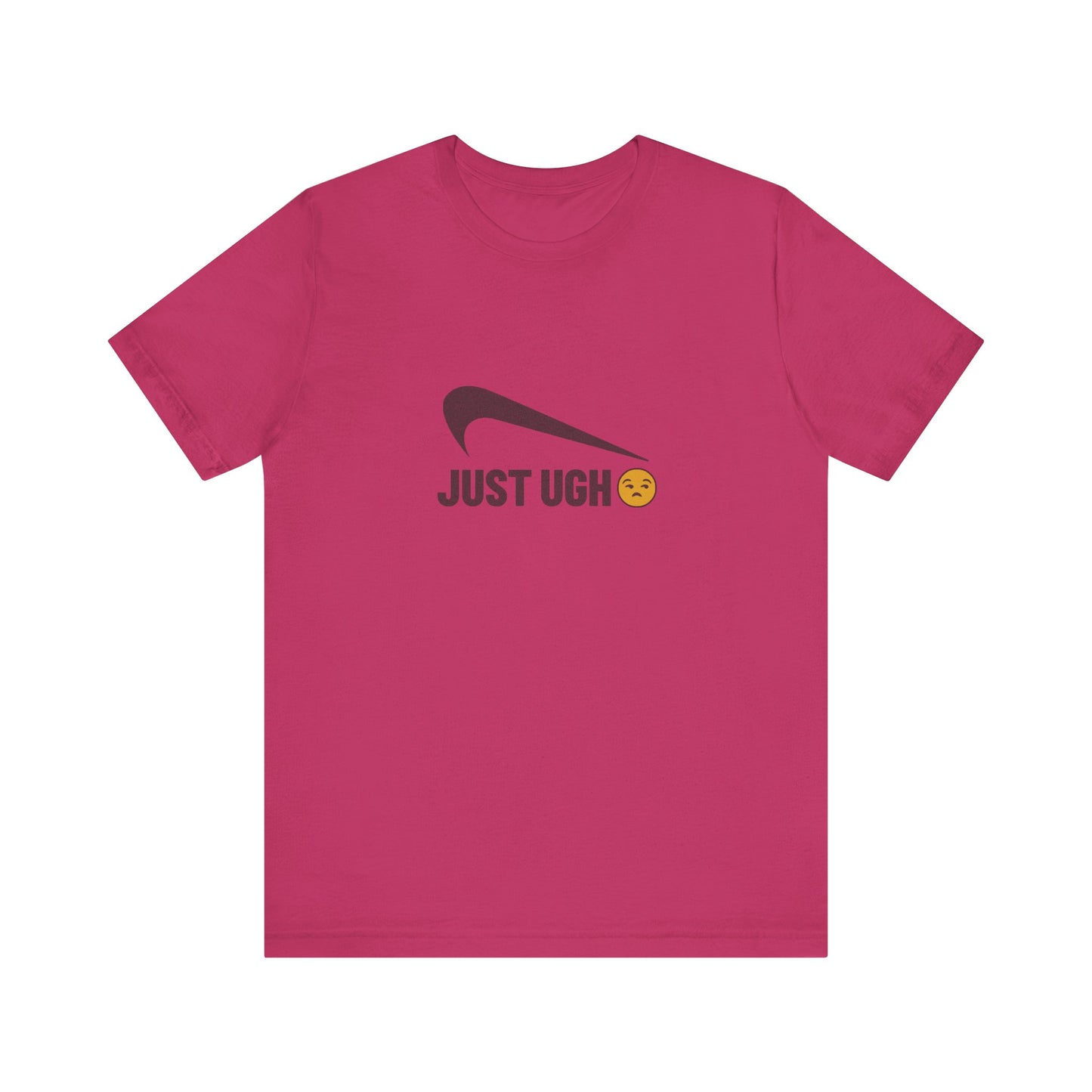 Just Ugh 😒 Athletic Parody — Retro Workout Tee (Light)