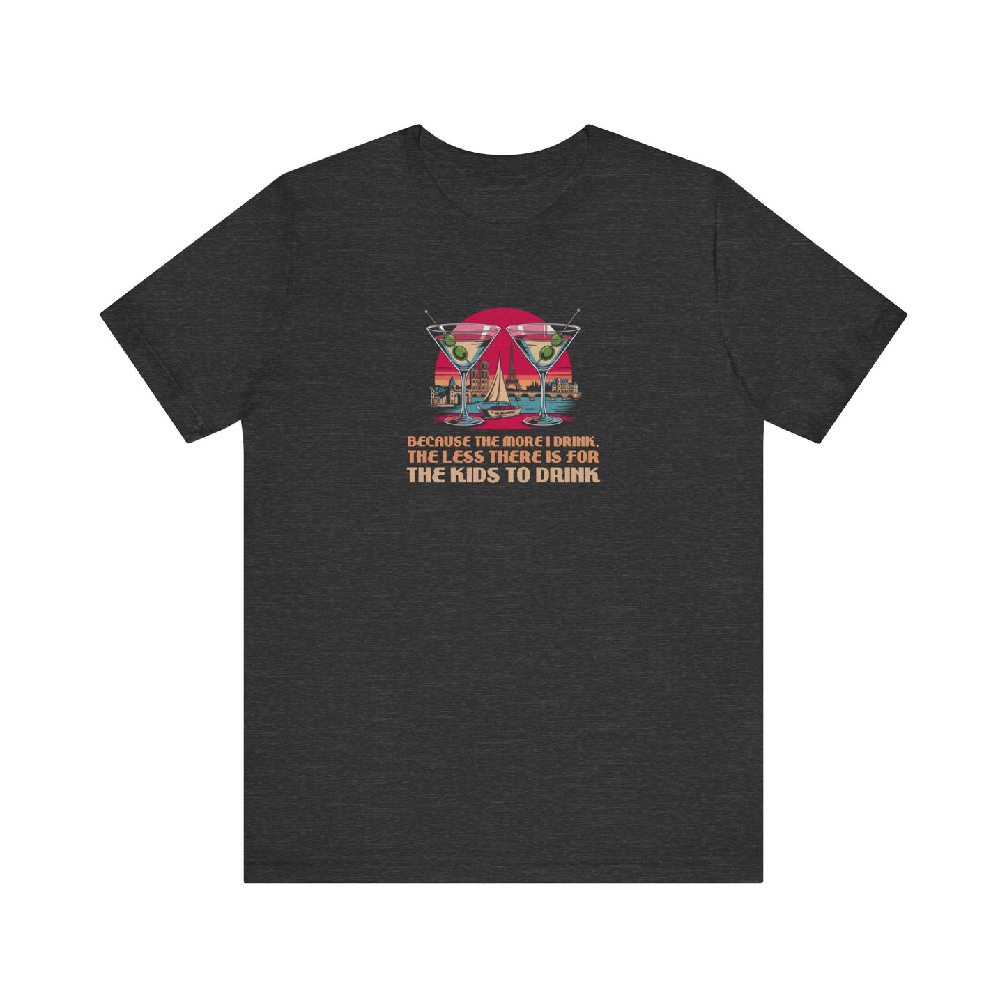 Open Bar (for the Kids) — Friends Retro Tee (Dark)