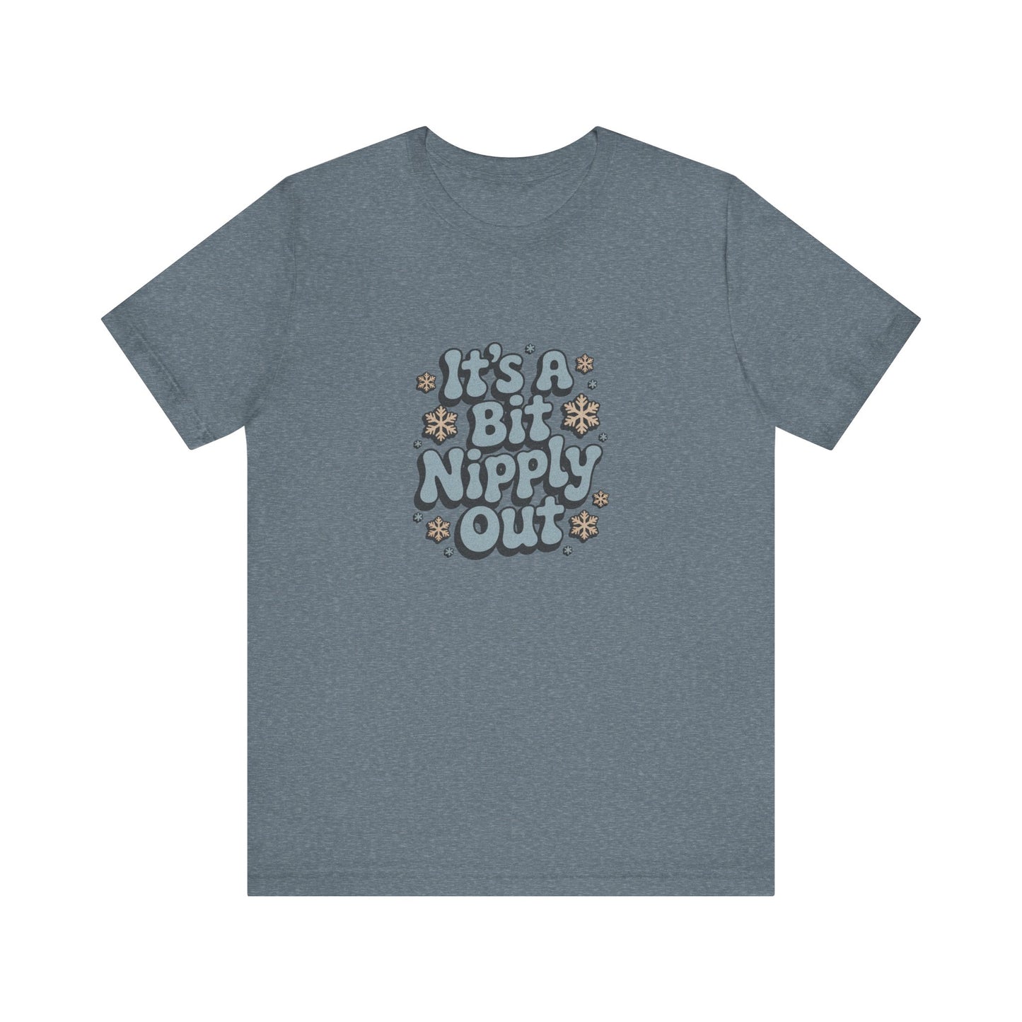 It's a Bit Nipply Out — Christmas Vacation Retro Tee (Light)