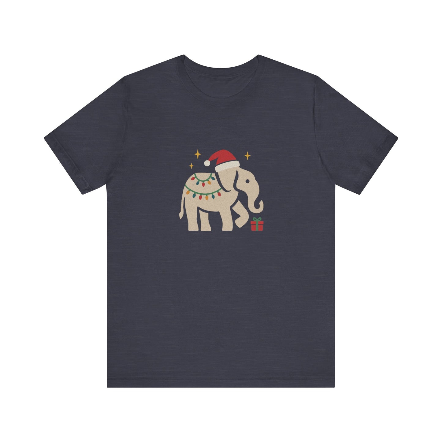 White Elephant Season — Retro Christmas Graphic Tee (Dark)
