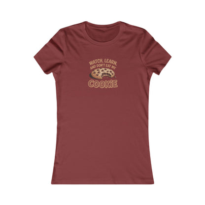 Don’t Eat My Cookie — Friends Phoebe Buffay Retro Women's Tee (Dark)