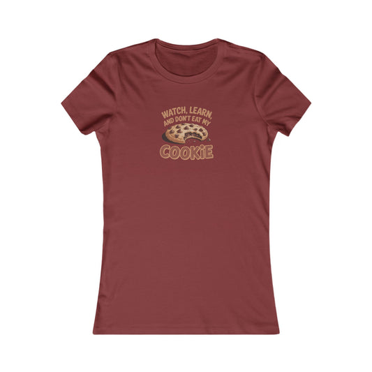 Don’t Eat My Cookie — Friends Phoebe Buffay Retro Women's Tee (Dark)
