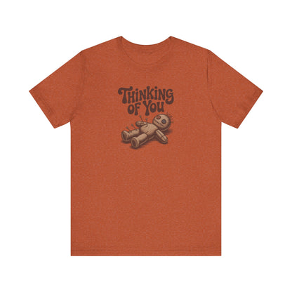 The Voodoo That You Do, So Well — Retro Voodoo Doll Tee (Light)