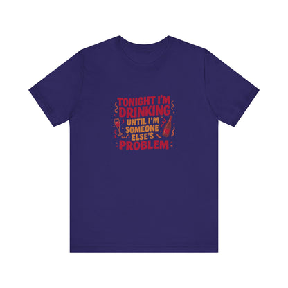 The Problem is Coming From Inside the Bar — Retro Tee (Dark)