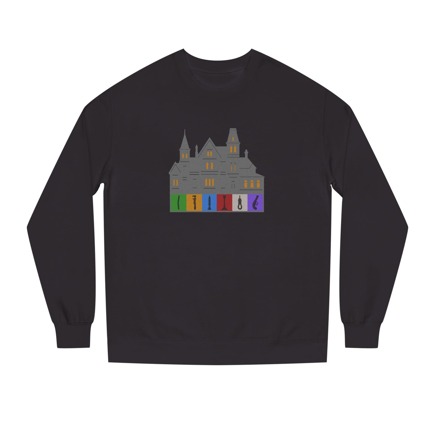 Welcome to Hill House (Off Route 41) — Clue Retro Sweatshirt (Dark)