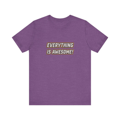 Everything is Awesome! — The LEGO Movie-Inspired Retro Tee (Light)