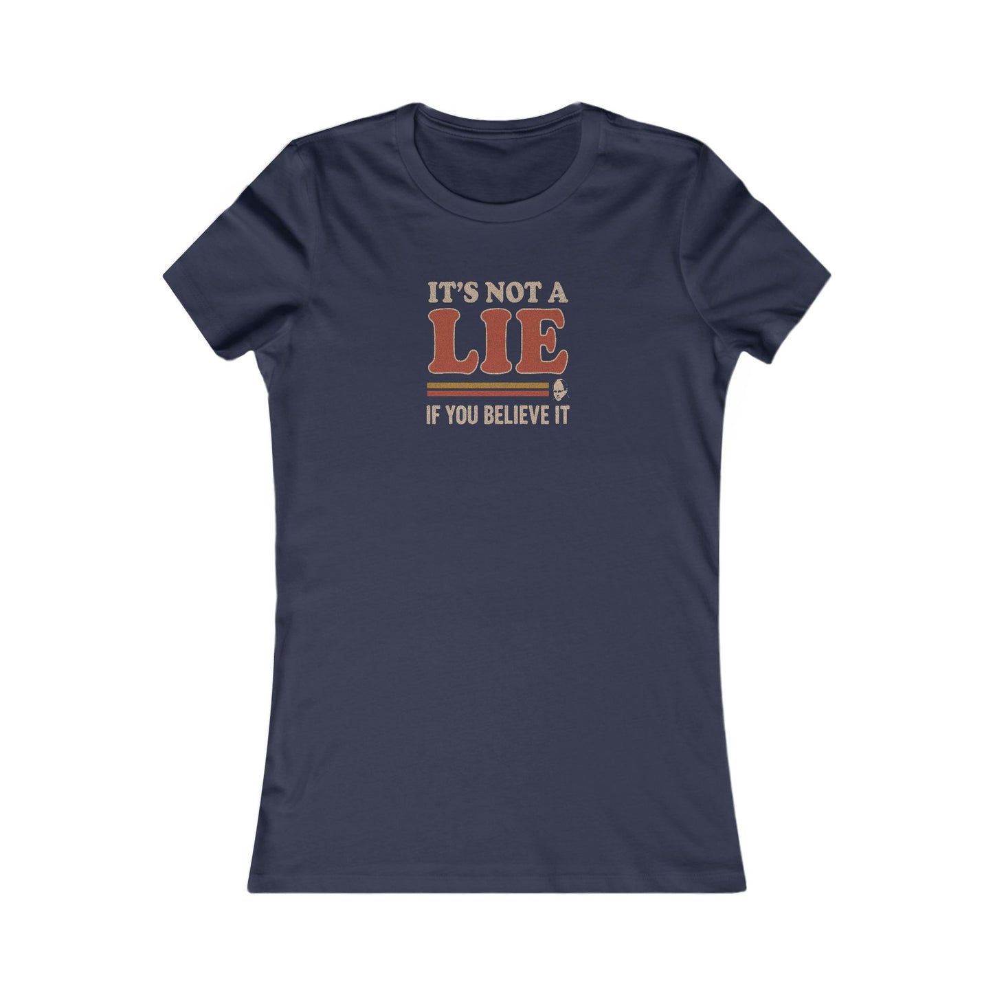It’s Not a Lie, If You Believe It — George Costanza Retro Women's Tee (Dark)