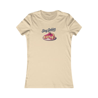 Stay Golden — Retro Cheesecake Graphic Women's Tee (Light)