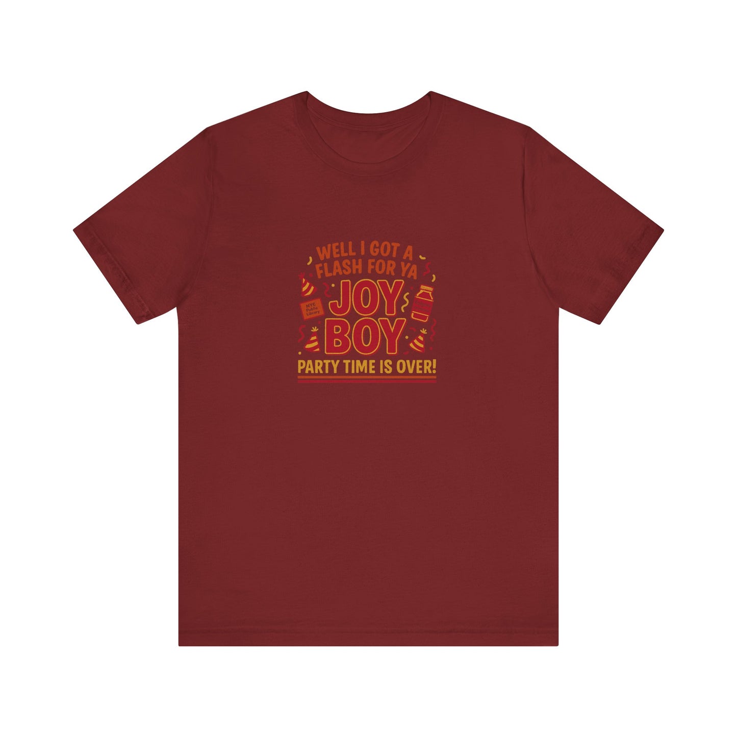 Joy Boy — Seinfeld Library Investigator Retro Tee (Dark)